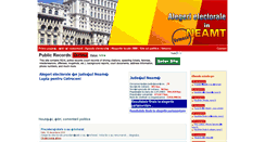 Desktop Screenshot of alegerielectorale.neamt.ro